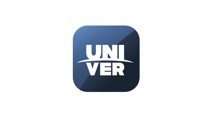 Logo duoblue do Univer Vídeo