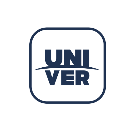 Logo outline do Univer Vídeo